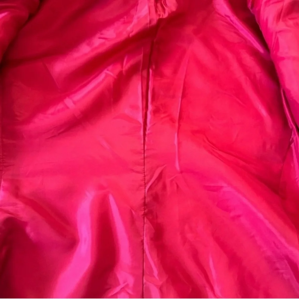 Talbots Pink Wool Blend Zip Blazer Jacket - Picture 11 of 12